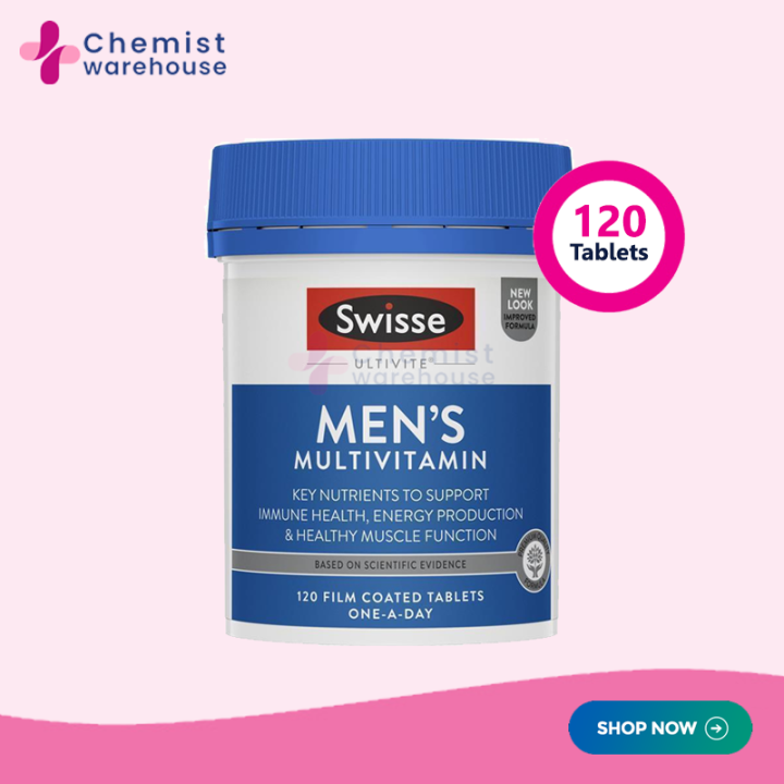 Swisse Ultivite Men's Multivitamin Tablets 100 pack