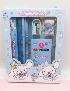 Cute Cartoon Sanrio Stationery Set Gift Box Set For Kids School Learning Supplies Best Gift Choice
