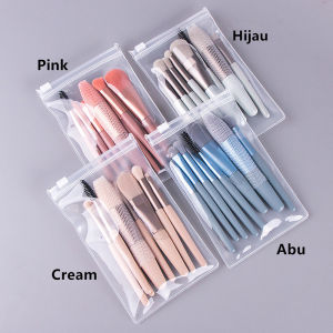 Set 8Pcs Make Up Brush Kuas Makeup Halus Untuk Harian