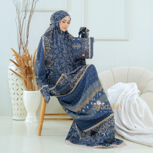 SYADZILAH - Mukena Terusan Dewasa Sutra Silk Mewah Natasha Series