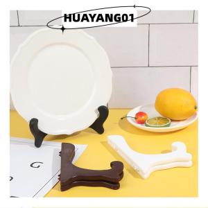 HUAYANG01 [2023 new HOT FASHION] Portable Easels Plate Holders Picture Frame Display Stand Dish Rack Home Decor