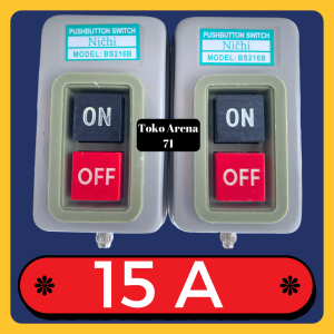 Power Push Button ON-OFF 15A 30A 15 A 30 A 3P NICHI BS 230B BS230B