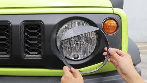 mv1 Car Front Grille/Headlight/Turn Signal Light/Fog Light Lamp Decoration Cover for Suzuki Jimny 2019-2024 Up Accessories 5B9Z7