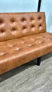 VC 168CM DURABLE FOLDABLE SOFA BED 2 IN 1 HIGH TECK FABRIC BUTTON DESIGN LIVING ROOM 4 SEATER SOFA