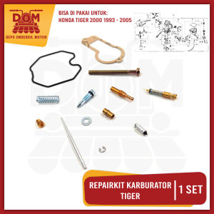 Repairkit Karburator Tiger (KAWA) Carburator Repair Kit Parkit Spuyer Karbu Assy Honda Tiger Lama