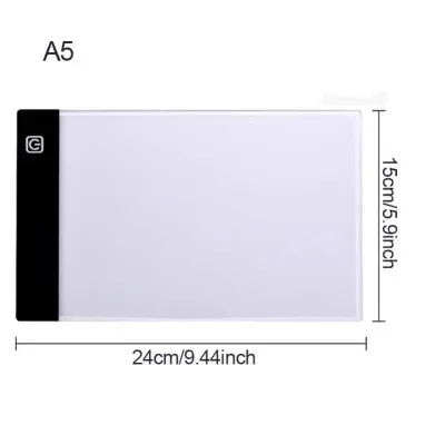 A3/A4/A5 LED Drawing Board Brightness Adjustable Light Pad Tracing Board Animation Drawing Pad Sketching Animation Light Box Electronic Art Graphic Painting Writing Table Educational Toy