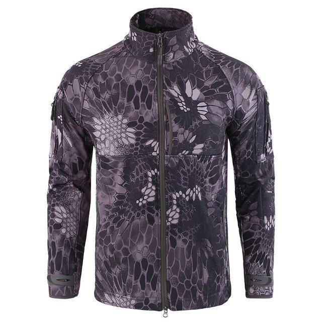 【Ready Stock】Camouflage Military Tactical Jacket Men Outdoor Softshell ...