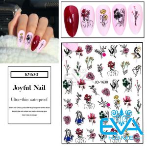 Sticker Dán Móng Tay 3D Dạng Decal Dán Móng Chống Nước Hoạ Tiết Lá Cọ Mùa Hè Summer Plam Tropico JO1631