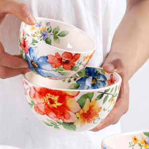 Omk mùa xuân loạt gốm 9.6 inch bát đựng sa lát 2800ml