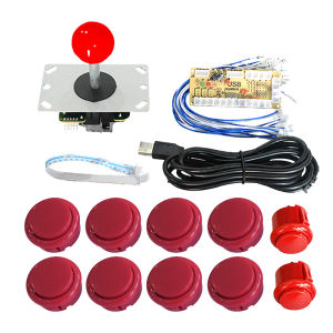 Arcade Game Button and Joystick Controller Kit Kontrol Joystick Konsol Game