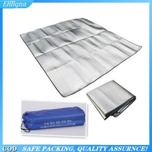 [COD] Waterproof Camping Sleeping Mat Aluminum Foil Outdoor Foldable Beach Mat Pad