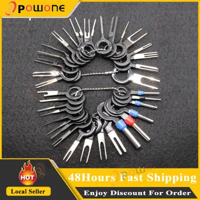 41pcs Car Terminal Removal Kit Wiring Crimp Connector Pin Extractor Puller Terminal Repair Professional Tools
