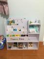 Kệ Sách Gấu 3 Tủ Chứa Đồ Cho Bé PVC Formex Full Bộ Kèm Vít (3 Size). 