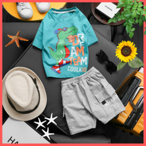 [Cao Cấp Cực Đẹp] Đồ Bộ Bé Trai Size Đại 10kg-60kg Chất Cotton Co Giãn 4 Chiều Mềm Mịn Siêu Mát-1495/6/7