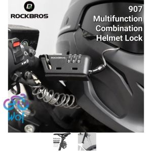 ROCKBROS 907 Helmet Bicycle Lock Kunci Gembok Sepeda Password 32020002