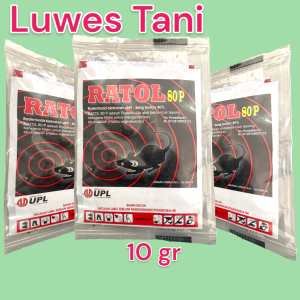 RATOL 80P 10gram rodentisida racun tikus