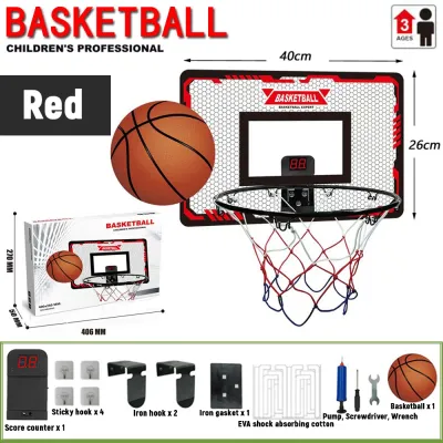 Mini Hanging Basketball Hoop with Scoreboard Dunk-Friendly Kids Indoor Game for Home & Playroom Safe Basketball Set for Filipino Children