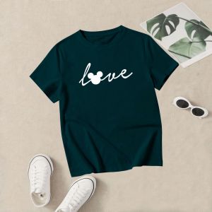 BEE Fashion - Kaos Baju T-shirt Ringger Tee Love 3 Tumblr Tee Soft Spandek Cewek Kaos Wanita Tshirt Cewe Kaos Oblong