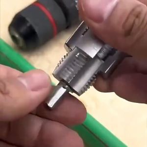 1/2" 3/4" Internal & External Thread Cutter PPR PVC Pipe Threader Kit for Electric Drills