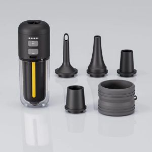 IPIE2 Rechargeable Camping Light Air Pump 5pcs Nozzles Cordless Inflatable Pump Multifunctional Ultra Fast Electric Air Pump Beach