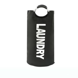 82L Laundry Basket Foldable Clothing Quilt Storage Basket Bathroom Organizer Baskets