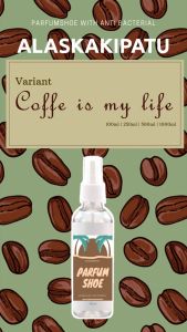 Parfum sepatu anti bakteri premium isi 100ml