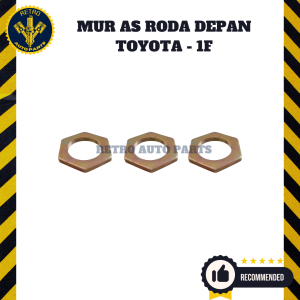 TOYOTA - 1F | Mur As Roda Depan Mobil Toyota Jeep 1F Warna Kuning Tebal 5 mm