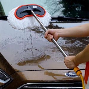 Car Wash Mop for All Year Car Owners  Auto Beauty Shops  and Car Wash Professionals  Thickened  Telescopic  Automatic Rotating