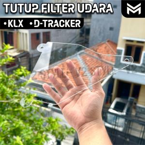 TUTUP FILTER UDARA AKRILIK KLX D-TRACKER 150 COVER HAWA COVER FILTER KACA MIKA TEBAL 2MM 2 MILI TUTUP BOX FILTER ACRILIC BENING VARIASI BODY MOTOR KLX DTRACKER D TRACKER DTRAKER DT-150 MIKA FILTER UDARA GRADE A LASER HALUS PNP