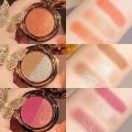 อายแชโดว์ Lameila อายแชโดว์ทาตา อายแชร์โดว์ อายแชโดว์กันน้ำ พาเลทตา 2สี เนื้อดินน้ำมัน อายแชโดว์กลิตเตอร์ ประกายชิมเมอร์ สีสวย EyeShadow. 