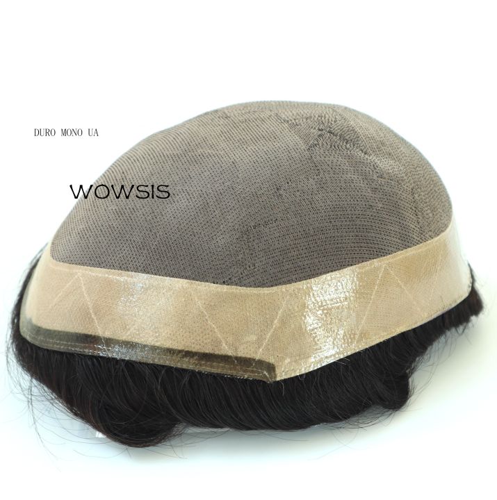 【Ready Stcok】DuoXiu Durable Mono Base Men Toupee Hair