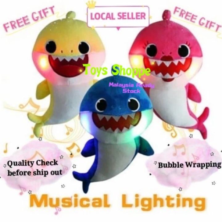 Baby Shark Baby Sharks Rotate Stick with LED Lighting and song Musical
