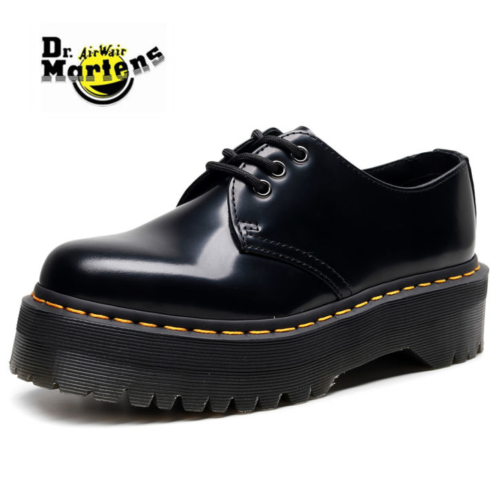 Dr martens low cut clearance black