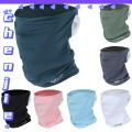 CHENJIE Breathable Bike  Windproof Dustproof Solid Color Full Face  Daily Ice Silk Balaclava Hiking Cycling. 