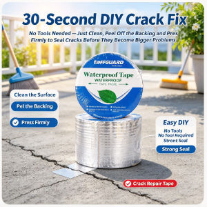 Butyl Rubber Waterproof Repair Tape Leak Sealant Tape Strong Adhesive Roof Pipe Crack Repair Waterproof Sealant Tape Wall Roof Leak Repair Tape