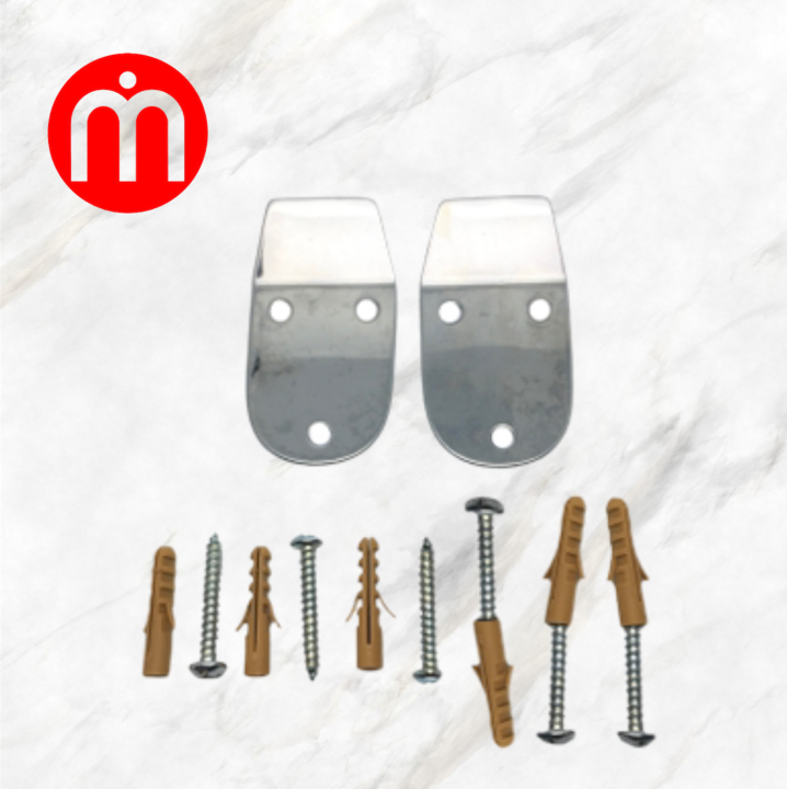 Stainless Lavatory Bracket with Tox & Screws Lazada PH