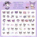 Isabella 100 pieces/box Cute San Liou Cartoon Handbook DIY Sticker Waterproof PVC Transparent Sticker Creative Children's Handbook Sticker Stationery Sticker Children's Birthday Giftry PVC Waterproof Transparent Sticker Birthday Gift. 