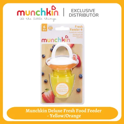 Munchkin Deluxe Fresh Food Feeder - Yellow/Orange