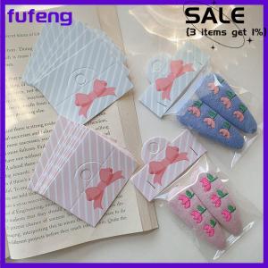 fufeng 100pcs có thể gập lại bao bì thẻ giấy Bow thẻ cho handmade trang sức bán lẻ treo tag hoa hiển thị các tông