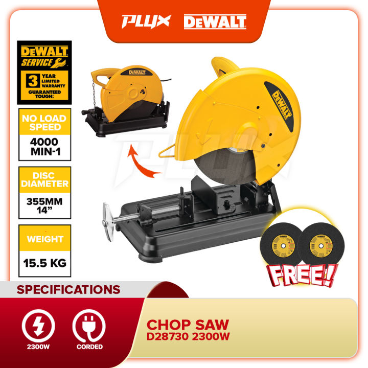 Dewalt chop on sale saw d28730