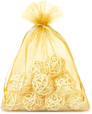 10 PIECES Organza Drawstring Gift Bag Goodies Wedding Pouch Bags Large Mini Mesh Pouches Wholesale For Children Small Present Cute