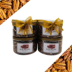 Raw Pecans Nuts in a jar (200 grams) - ideal for gift - Imported from USA