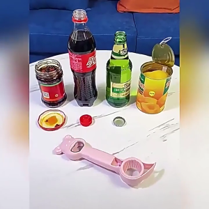 Convenient Beer Bottle Opener Plastic Texture Beer Caps Opener Camping Tool Suitable for Various Type of Cold Beverages