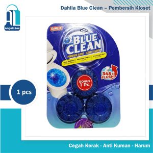Dahlia Blue Clean Tablet Biru Pembersih Kloset Toilet Anti Kerak & Jamur isi 3 hilangkan bau tak sedap noda kuning cegah kerak