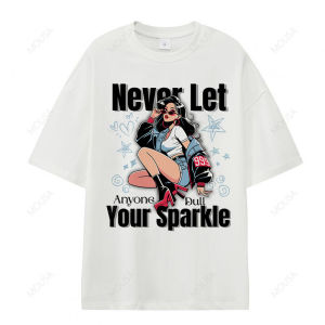 เสื้อยืดแฟชั่น Oversize เสื้อสกรีน Printed T-Shirt สไตล์สตรีทเท่ Streetwear ผ้านุ่ม ลายเท่ 68326#