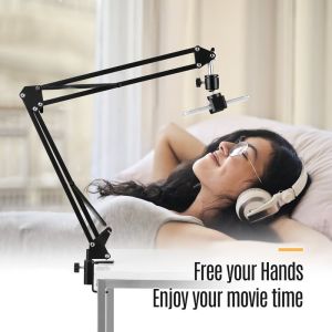 Phone Holder Flexible 360 Clip-on Mobile Cell Phone Holder Lazy Bed Desktop Bracket Mount Stand Base Bracket Universal
