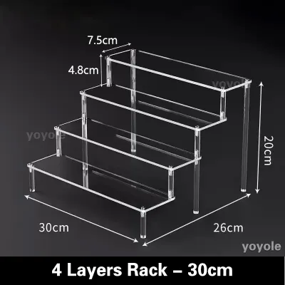 Acrylic Display Rack Popmart Display Stand Blind Box Storage Shelf Figurine Display Organiser