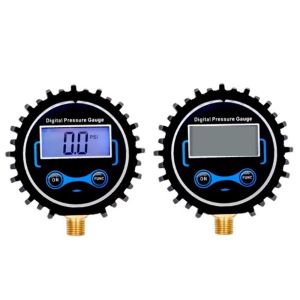 HEALMEYOU 0-250PSI Digital Tire Pressure Gauge Portable Precision LCD Manometer Pressure Gauge Check Tool LED Light Air Pressure Gauge Car