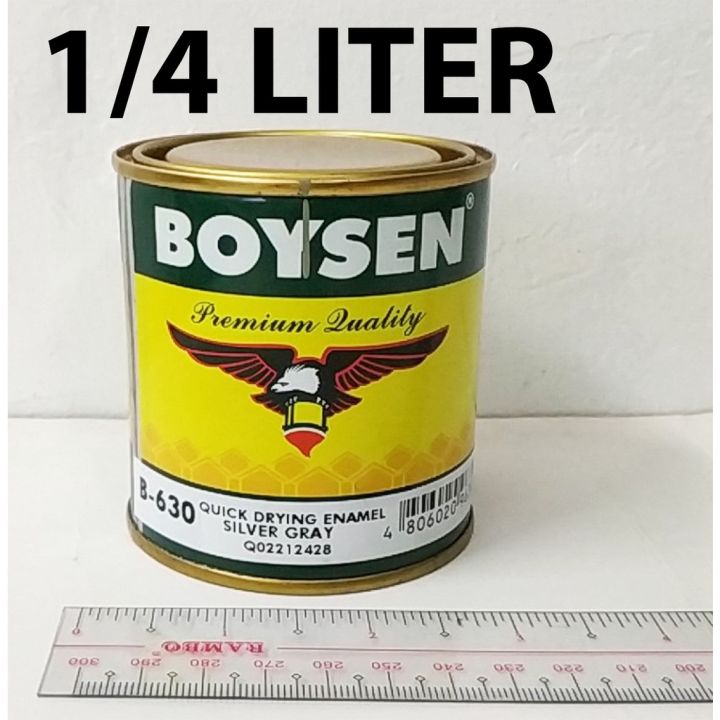 Boysen Qde Silver Gray B-630 Silver Grey ( 1 4 Liter ) For Wood And 