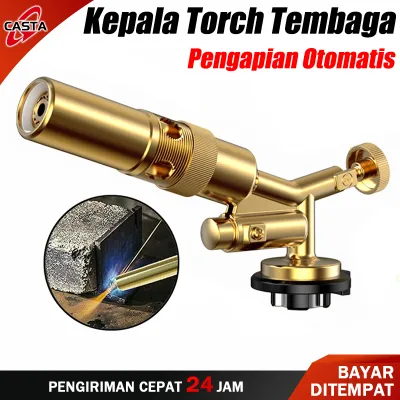 CASTA Portable Kepala Gas Torch Kaleng kuningan Blow Torch Api Panas & Besar